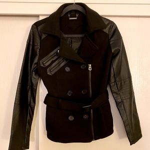 ♠️Faux leather moto jacket♠️